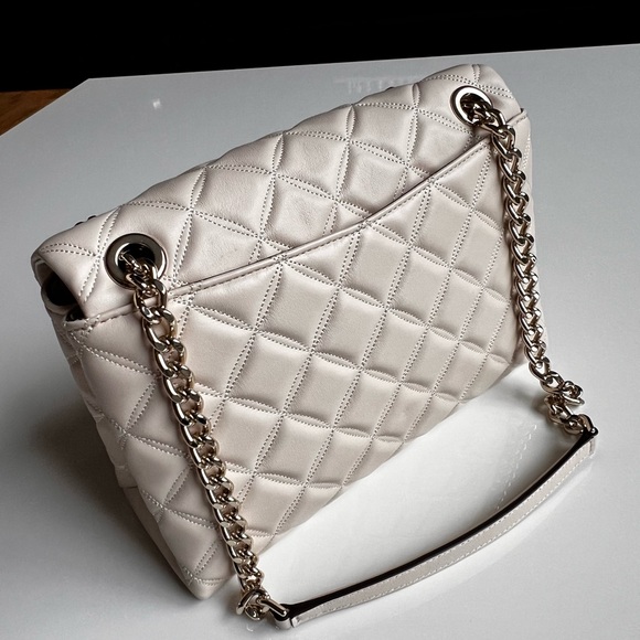 New Kate Spade Natalia quilted smooth leather Medium Flap Shoulder/cross body - Picture 4 of 11